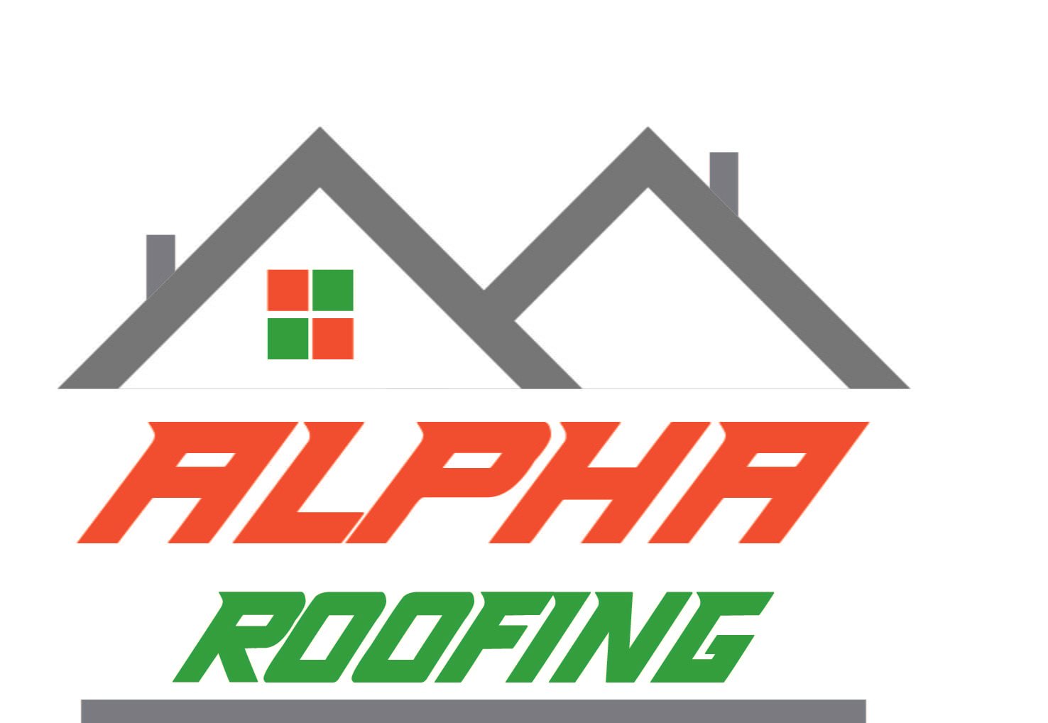 ALPHA ROOFING front logo