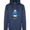 FAT DADS BLUE MELANGE HOODIE