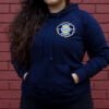 Roses Hoodie Front Small Logo