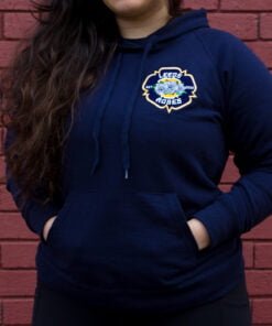 Navy Cotton Hoodie
