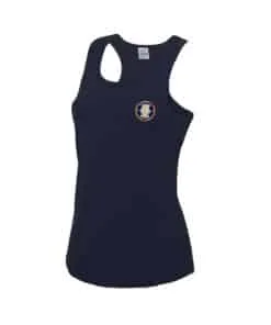 Navy Racer Back Vest