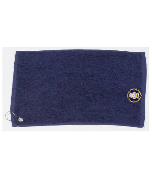 FAN Navy Golf Towel
