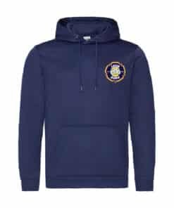 Navy Polyester Hoodie