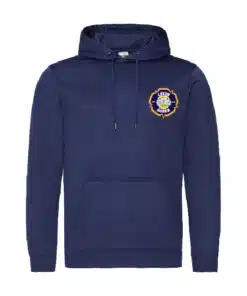 Navy Polyester Hoodie