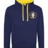 Varsity Hoodie Navy and Yellow