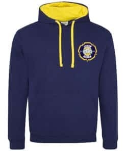 Varsity Hoodie Navy and Yellow