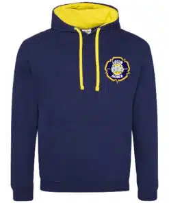 Varsity Hoodie Navy and Yellow