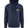 Navy Cotton Hoodie Varsity Logo