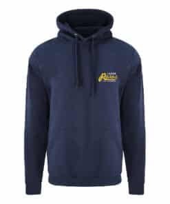 Navy Cotton Hoodie Varsity Logo