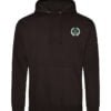 Black hoodie front small logo 1