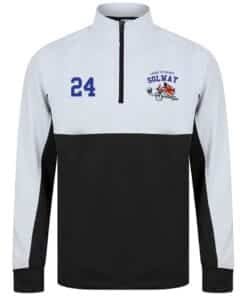 1 4 ZIP NAVY WHITE