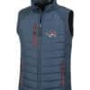 RS238 GILET NAVY RED BLANK VISUAL