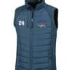 navy gilet