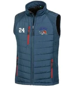 red gilet