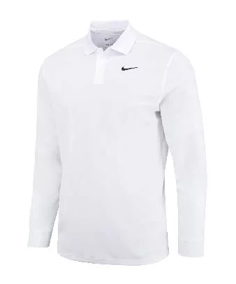 Nike Long Sleeve Polo White