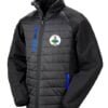 Adults Coat Black blue