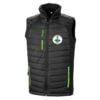 Adults Gilet Black Green