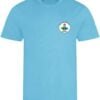 Adults Polyester t shirt blue