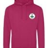 Adults hoodie hot pink