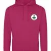 Adults hoodie hot pink