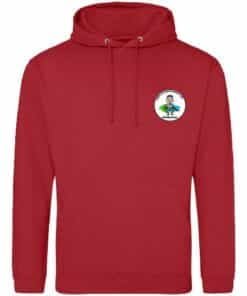 Adults hoodie red