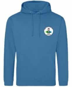 Adults hoodie sapphire blue