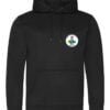 Adults polyester Hoodie Black
