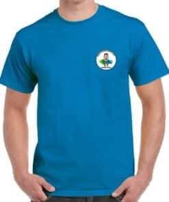 Adults t shirt blue