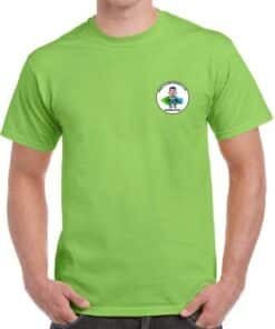 Adults t shirt green