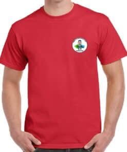 Adults t shirt red