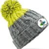 Bobble Hat Grey green