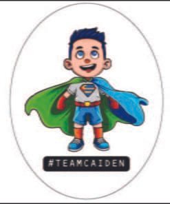 Team Caiden Keyring