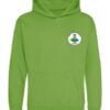 Kids Hoodie lime green