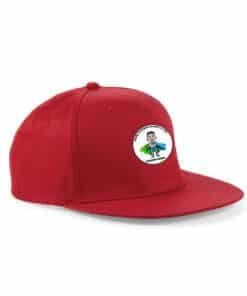 snapback cap red