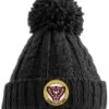 Fan Cable Knit Bobble Hat