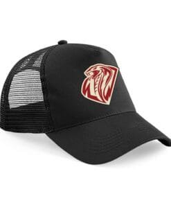 bb640 black trucker cap old logo