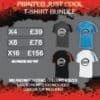 JUST COOL T SHIRT BUNDLE PRINTED