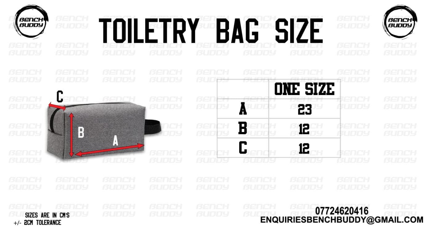 TOILERTY BAG SIZE