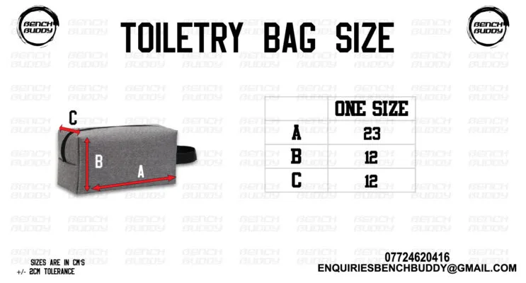 TOILERTY BAG SIZE