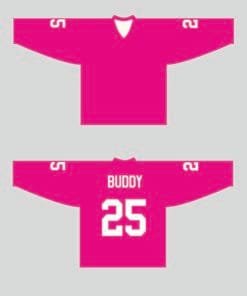 Custom Bright Pink Jersey