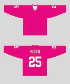 Custom Bright Pink Jersey