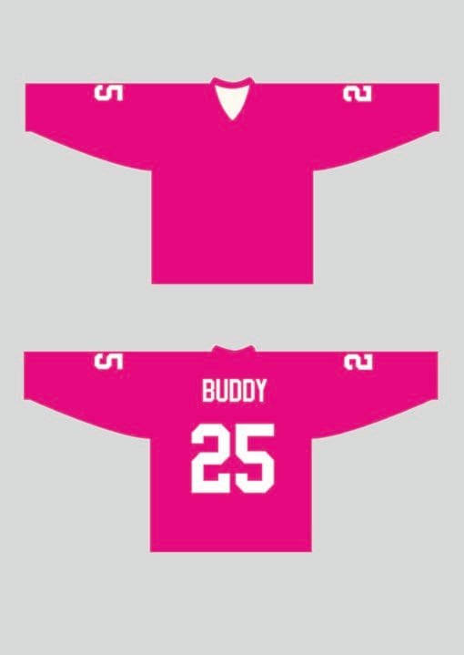 Custom Bright Pink Jersey