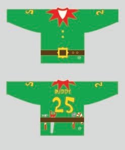 Custom Elf Roller Hockey Jersey