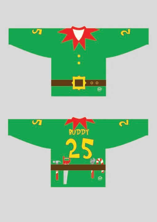 Custom Elf Roller Hockey Jersey