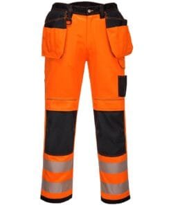 PW1001 HI VIS TROUSERS ORANGE