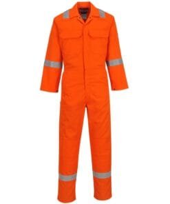 PW450 FLAME RESISTANT COVERALLS ORANGE