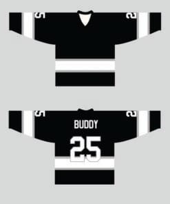 Custom Black and White Stripes Jersey