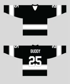 Custom Black and White Stripes Jersey