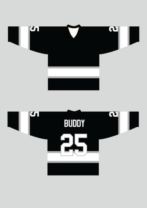 Custom Black and White Stripes Jersey