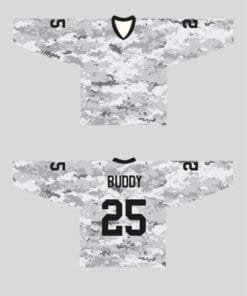 Custom White Camo Jersey